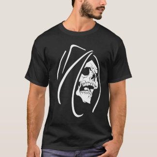 Camiseta Silhueta do Ceifeiro Gótico Arte da Morte