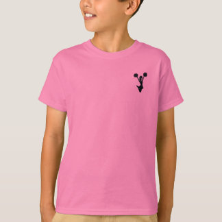 Camiseta Silhueta do cheerleader
