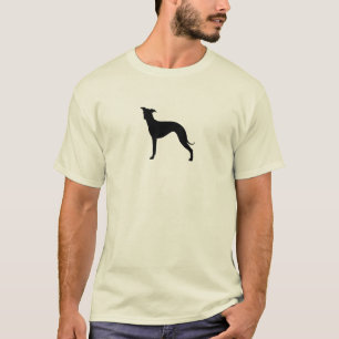 Camiseta Silhueta do galgo italiano