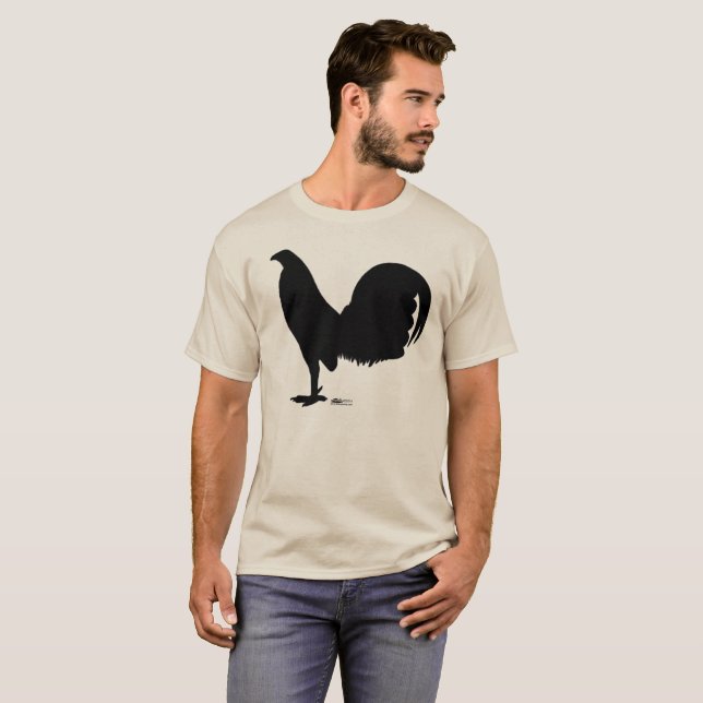 Camiseta Silhueta do galo do Gamecock (Frente Completa)