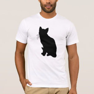 Camiseta Silhueta do gato