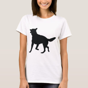 Camiseta Silhueta do german shepherd