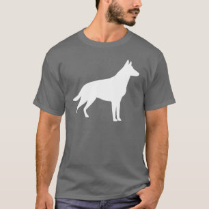 Camiseta Silhueta do german shepherd