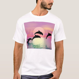 Camiseta Silhueta do golfinho