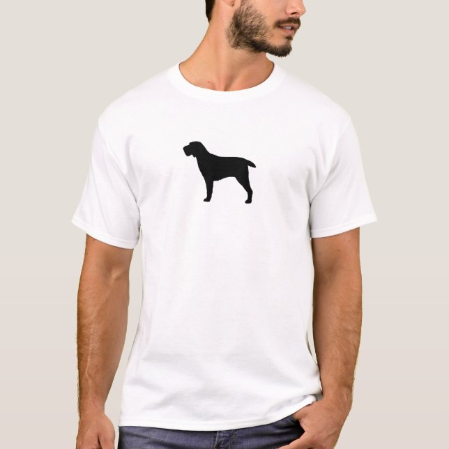 Camiseta Silhueta do Spinone Italiano (Frente)