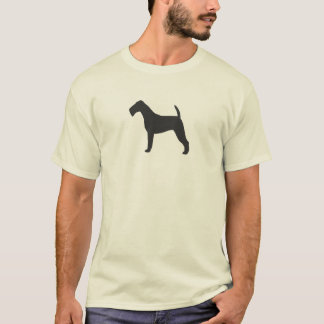 Camiseta Silhueta do Terrier Irlandês