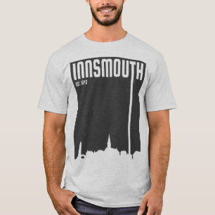 Camiseta Silhueta Innsmouth - A sombra sobre a margem