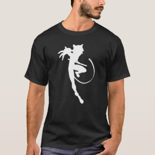Camiseta Silhueta Milagrosa Cat Noir Garras Para Fora (Bran