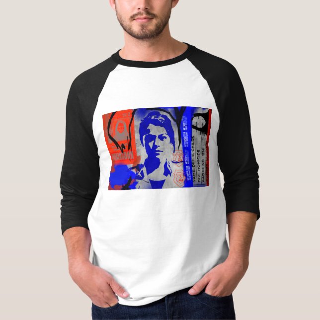 Camiseta Silhueta órfão do preto | Beth Childs (Frente)