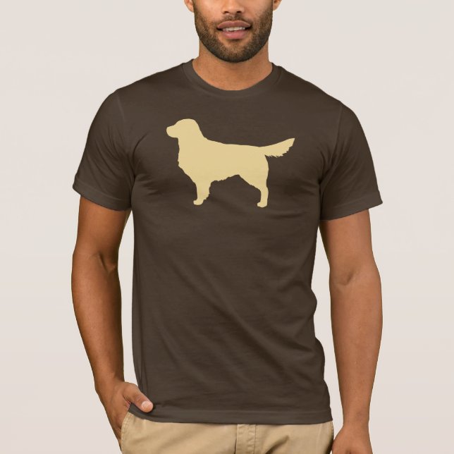 Camiseta Silhueta para Ouro| Raça Cão (Frente)
