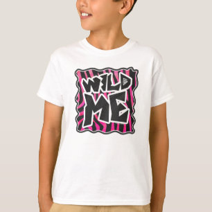 Camiseta Silhueta Preto e Rosa Choque Zebra