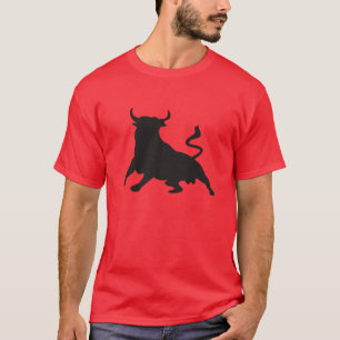 Camiseta Silhueta que funciona com a espanha dos touros