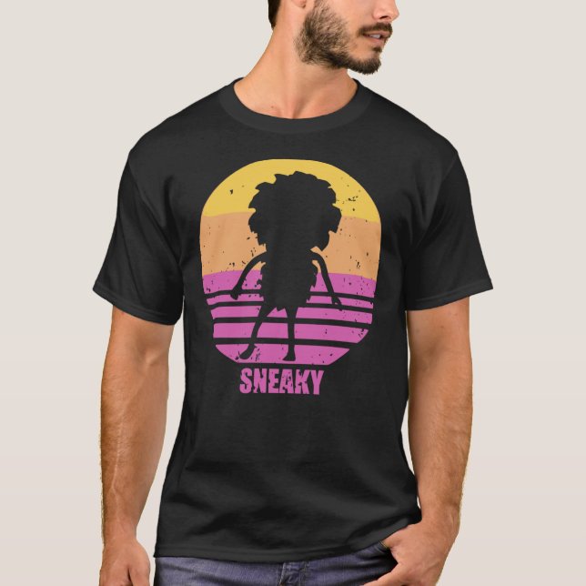Camiseta Silhueta Sasquatch Enlouquecida Vapo Sunset (Frente)