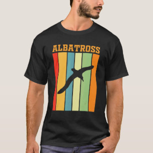 Camiseta Silhueta Sombra De Albatroz Em Cores Retrovisores