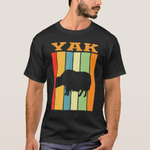 Camiseta Silhueta Sombra Yak Em Cores Retroativas