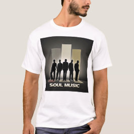 Camiseta silhueta Soul Music