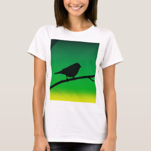 Camiseta Silhueta Sparrow Sobre Limoneno