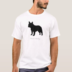 Camiseta Silhueta v2 do buldogue francês