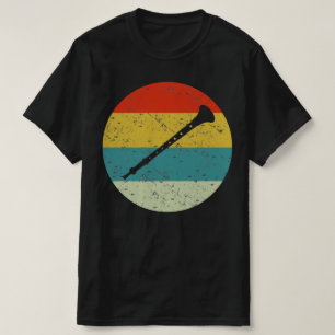 Camiseta silhueta vintage clariente retro 70s