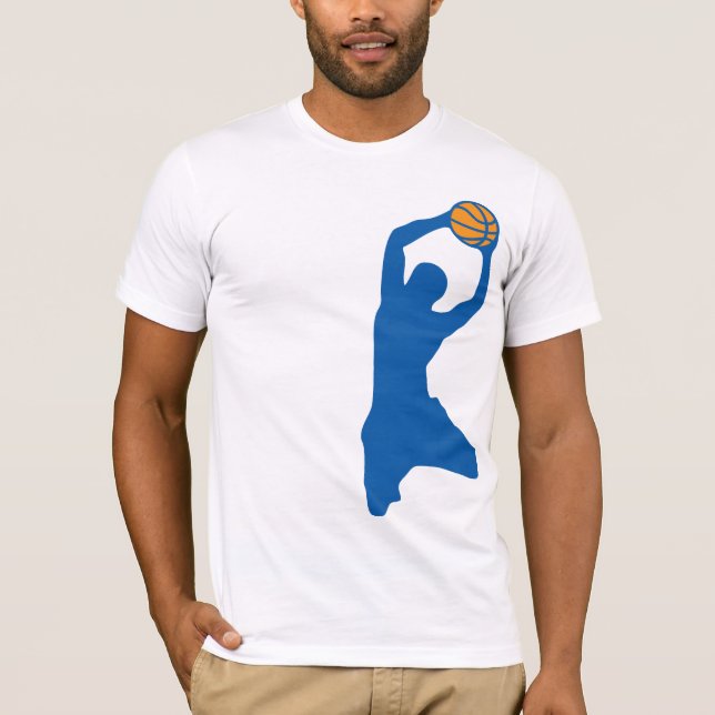 Camiseta silhuetas do basquetebol (Frente)