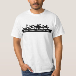 Camiseta Silhuetas do dinossauro