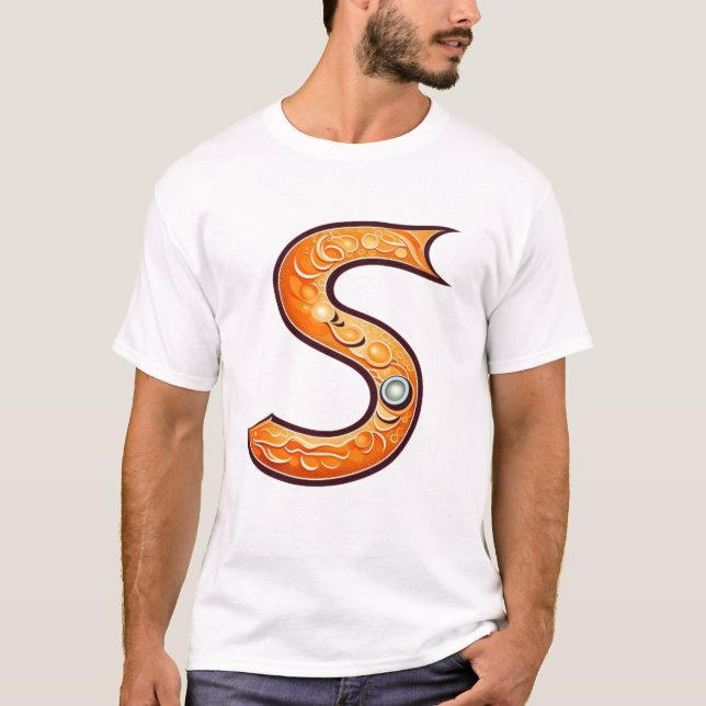 Camiseta silhuete de salmão (Frente)