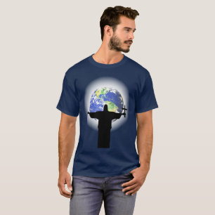 Camiseta Silhuette com cruz