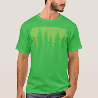 Camiseta Silhuette da floresta