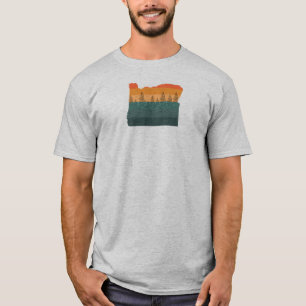Camiseta Silhuette de árvore do Oregon