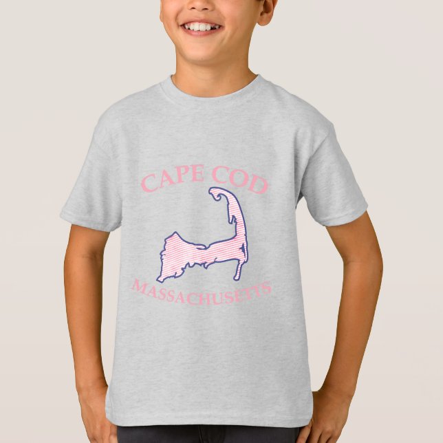 Camiseta Silhuette de Cabo Silhuette, de cor rosa-rosa pré- (Frente)
