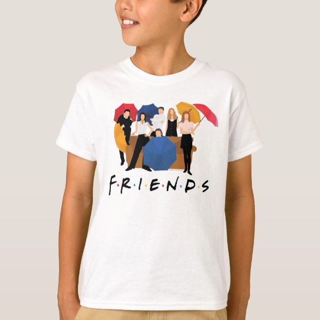 Camiseta Silhuette de caracteres AMIGOS™ (Frente)