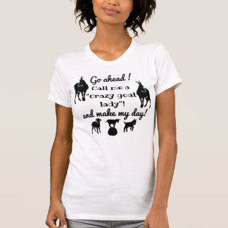 Camiseta Silhuettes de cabra doida para amantes de cabras