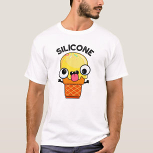 Camiseta Silicone Funny Sorvete Cone Pun