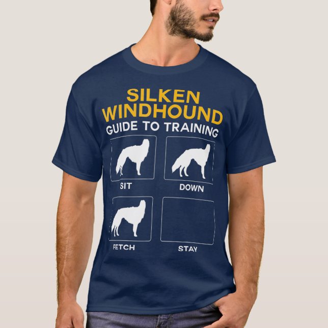 Camiseta Silken Windhound Guide To Training Dog Obedience (Frente)