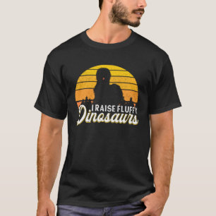 Camiseta Silkie Chicken Farmer I Raise Dinossauros Chineses