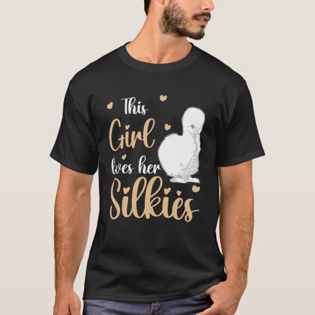 Camiseta Silkie Chicken Farmer Silky (Frente)