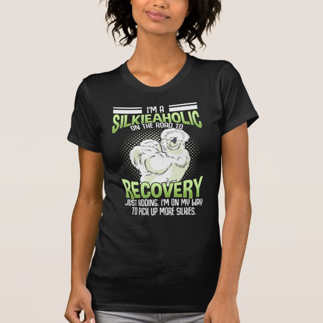 Camiseta Silkie Chicken Farming Silkies (Frente)