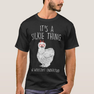 Camiseta Silkie Chicken galinha engraçada