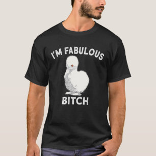 Camiseta Silkie Chicker Farmer Poulet Fazenda Chinês Seda