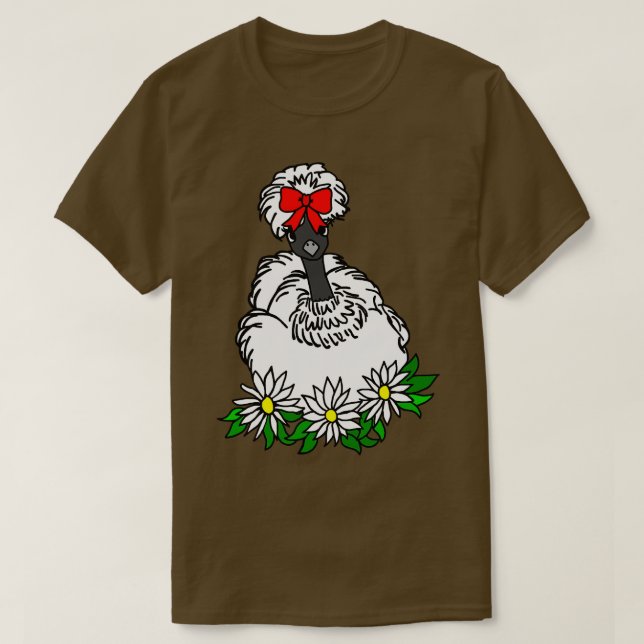 Camiseta Silkie Showgirl Chicken (Frente do Design)