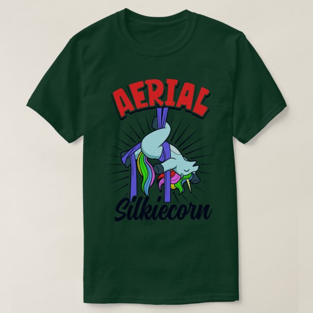 Camiseta Silkiecorn Aerial 1 (Frente do Design)
