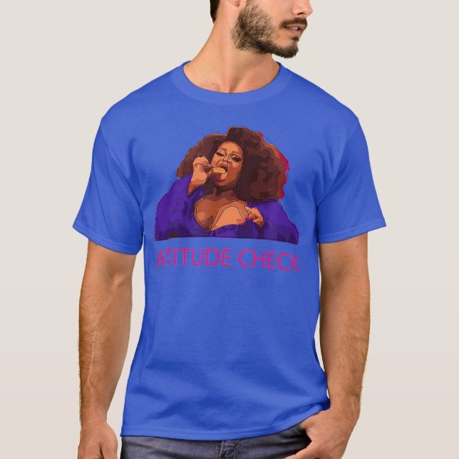 Camiseta Silky Ganache Attitude Verificar RPDR Drag Queen (Frente)