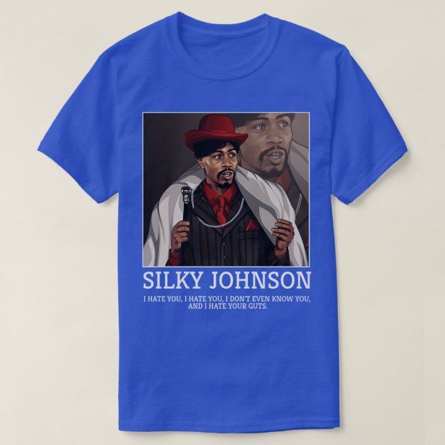 Camiseta Silky Johnson (Frente do Design)