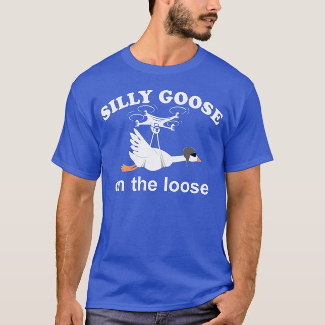 Camiseta Silly goose on the loose funny silly goose boy (Frente)