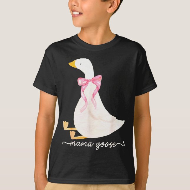 Camiseta Silly Mama Goose Daddy Goose Matching Goose Family (Frente)