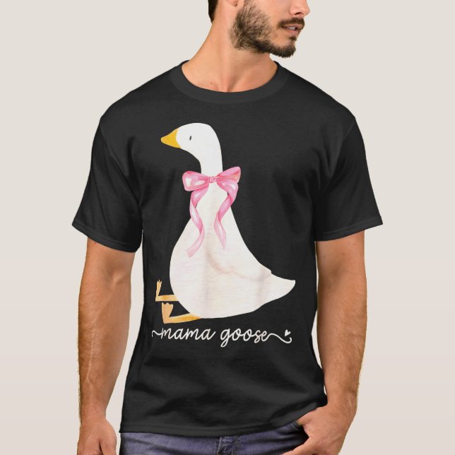 Camiseta Silly Mama Goose Daddy Goose Matching Goose Family (Frente)