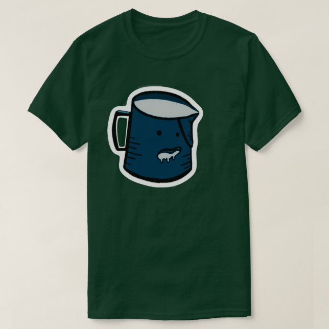 Camiseta Silly Milk Pitcher (Frente do Design)