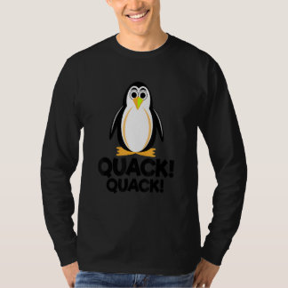 Camiseta Silly Penguin Duck Saying Quack Quack Cute Colorf