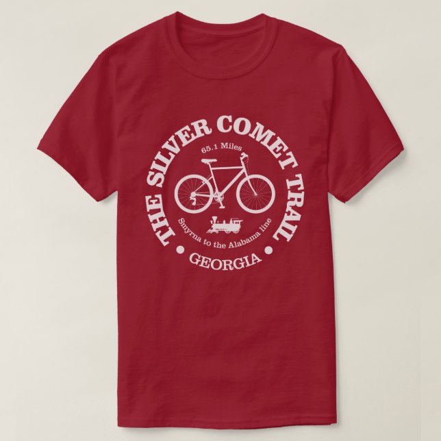 Camiseta Silver Comet Trail (cycling) (Frente do Design)