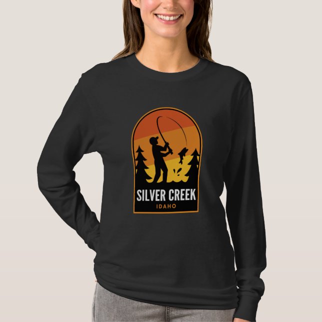 Camiseta Silver Creek Idaho Fishing (Frente)